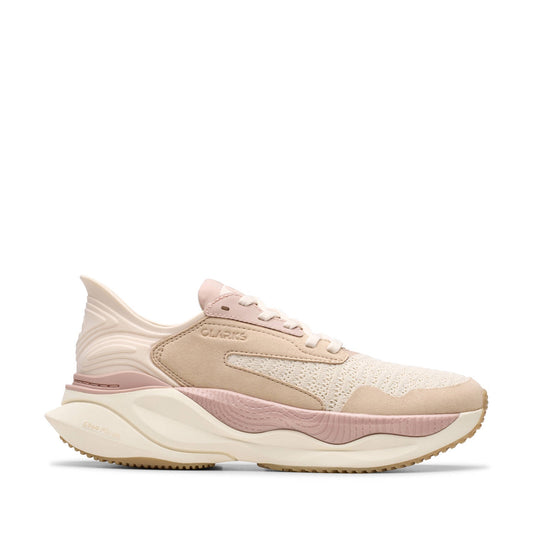 Clarks Womens Pace Walk  - Sand Combi