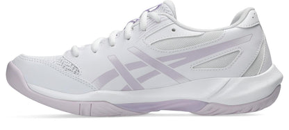 Asics Womens Gel Rocket 12 Indoor Court Shoes - White/Dahlia