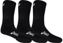 Asics Pace Crew Sock 3 Pack - Black