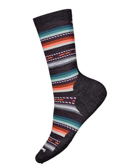 Smartwool Unisex Margarita Crew Socks - Charcoal