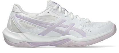 Asics Womens Gel Rocket 12 Indoor Court Shoes - White/Dahlia