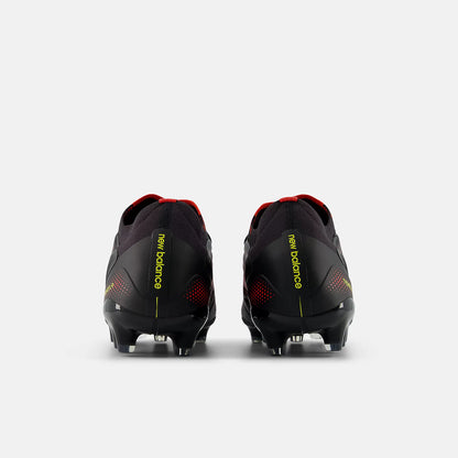 New Balance Tekela Elite Low MG V5 Boots - Black/Punch Yellow/Fire Cracker