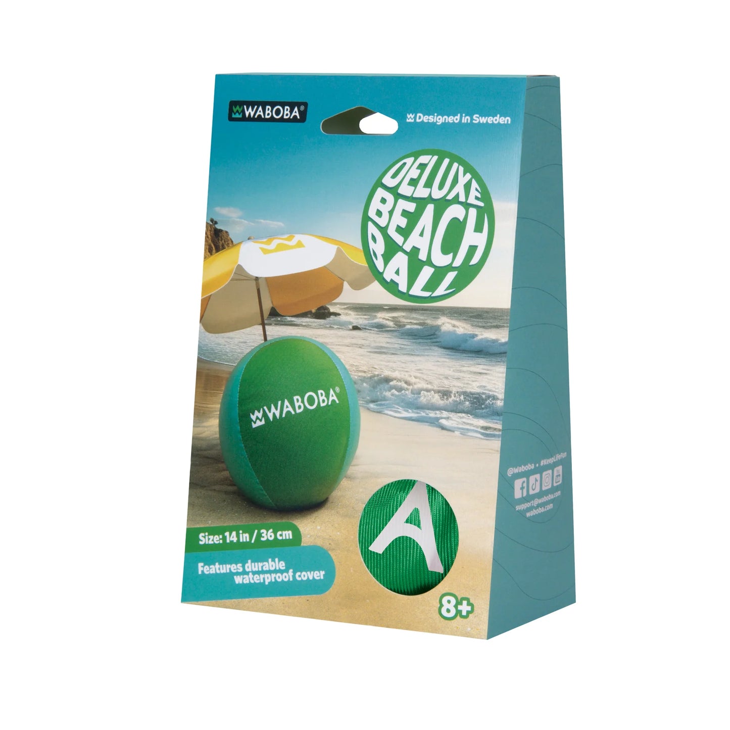 Waboba Pool Games Deluxe Beach Ball (XL 36cm)