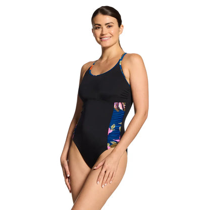 Zoggs Womens Multiway Ecolast+ One Piece - Waterway