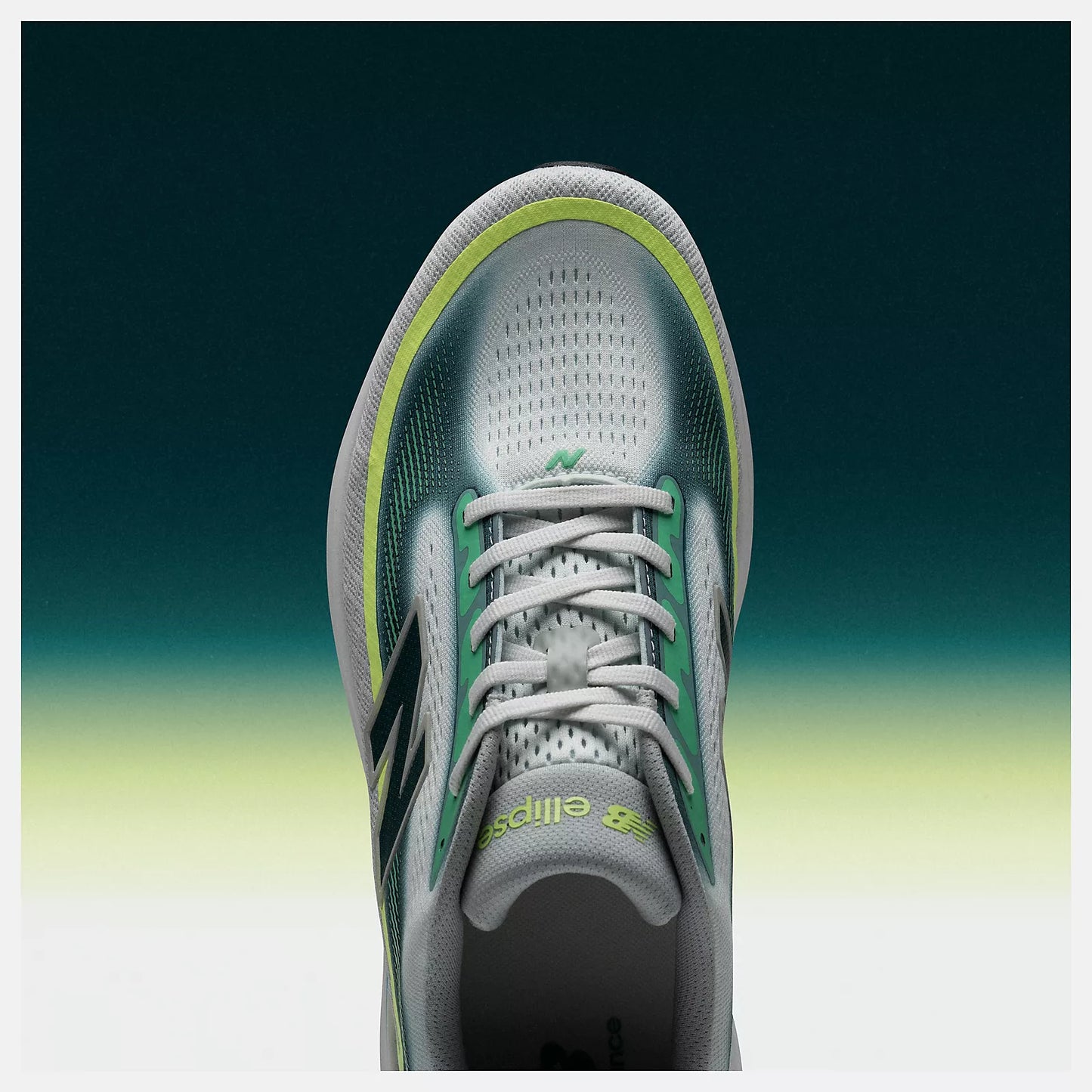 New Balance Womens Ellipse v1 Running Shoe - Deep End/Medusa Green/Afterglow