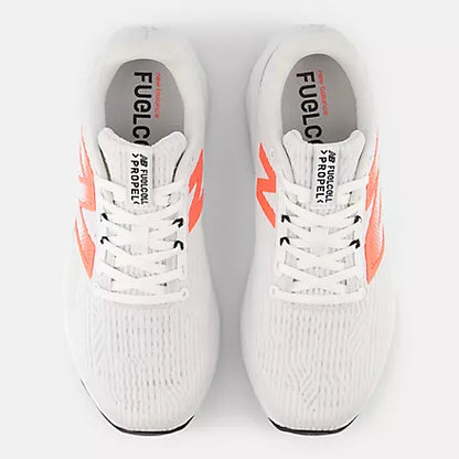 New Balance Womens FuelCell Propel v5 D Width - White/Melon