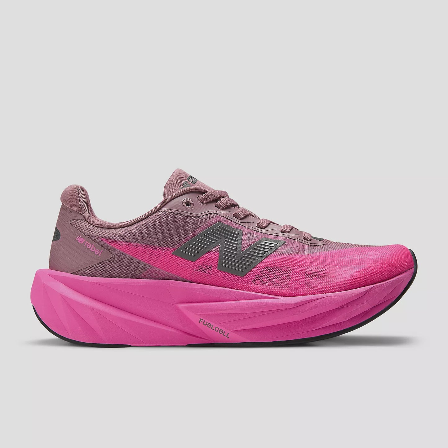 New Balance Womens FuelCell Rebel v5 - Pink Heat/Rosewood