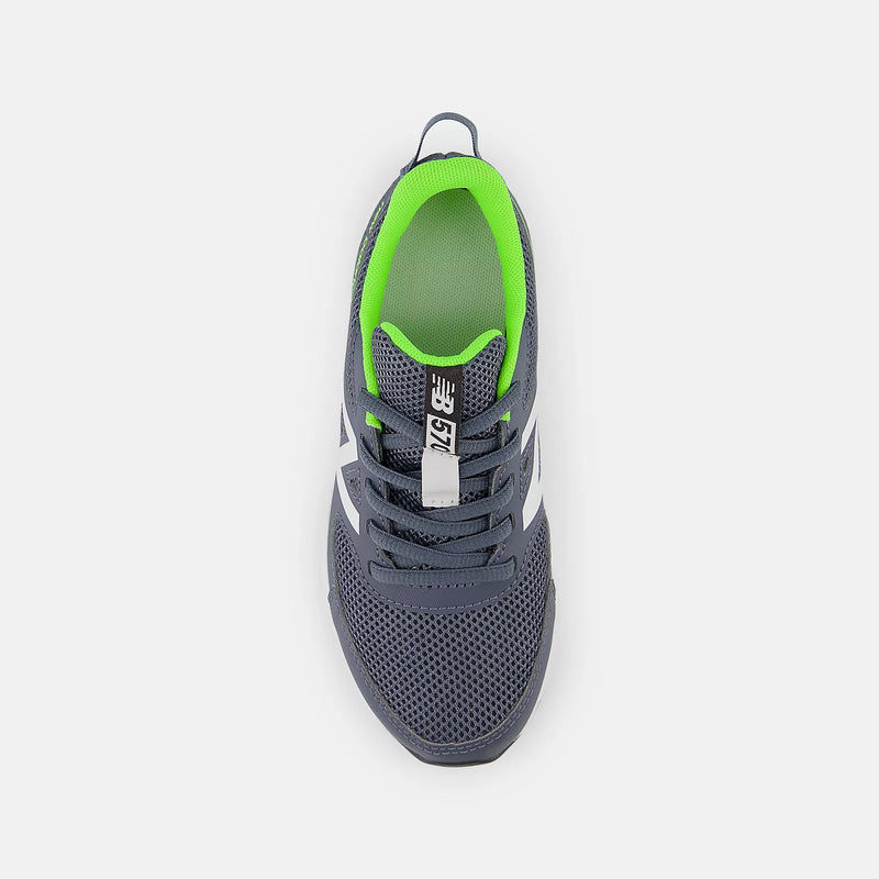 New Balance Big Kids 570V3 - Dark Grey/Green/Silver