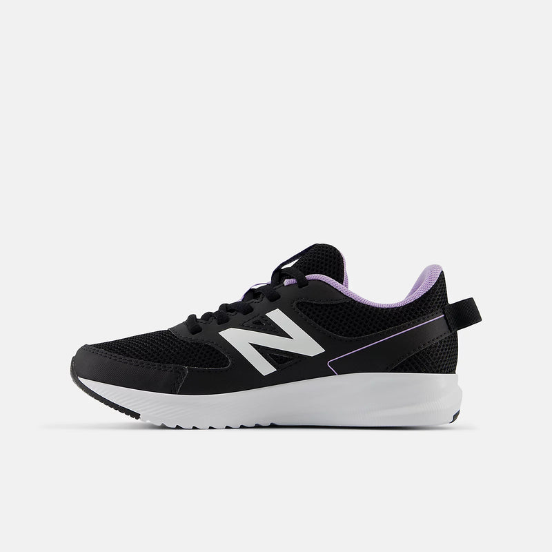 New Balance Big Kids 570V3 - Black/Lilac Glow