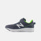 New Balance Kids 570v3 Bungee Lace with Top Strap - Dark Grey/Green/Silver