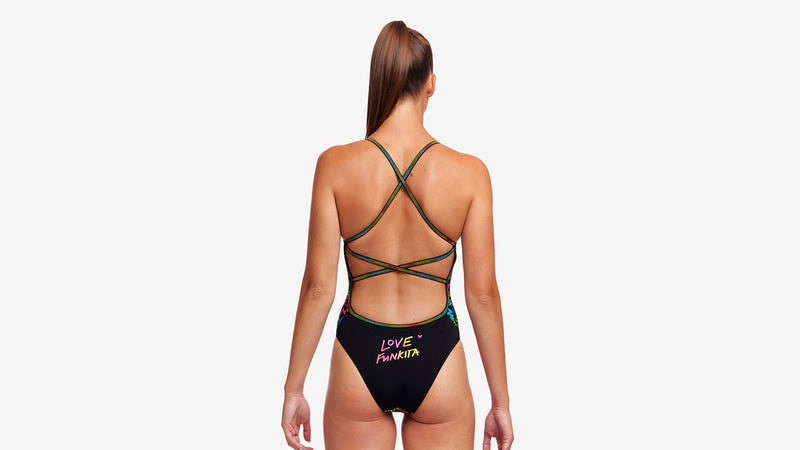 Funkita Ladies Strapped In One Piece - Love Funky