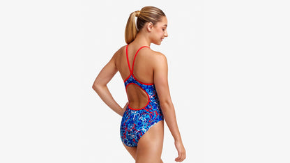 Funkita Girls Diamond Back One Piece - Mr Squiggle