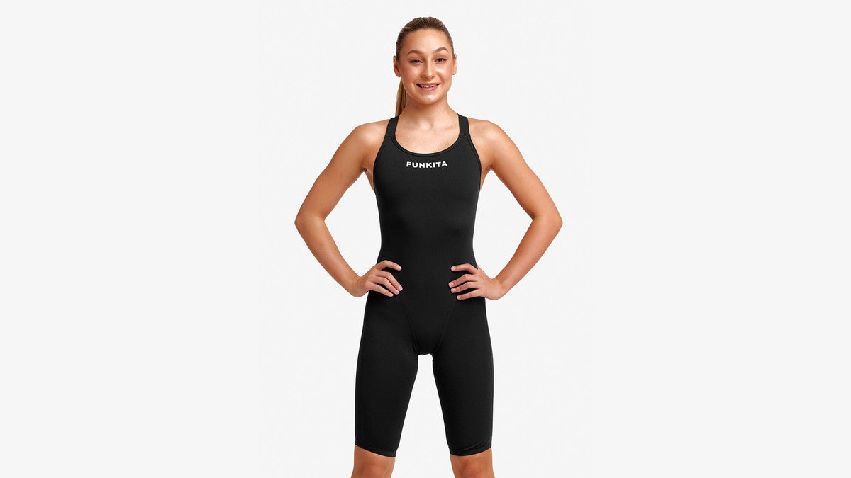 Funkita Girl's Fast Legs One Piece - Still Black