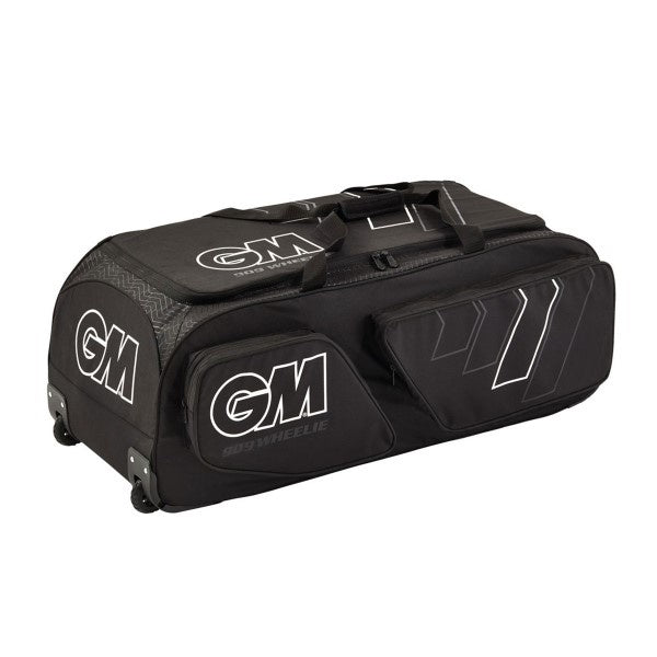 Gunn And Moore 909 Cricket Wheelie Bag - Black