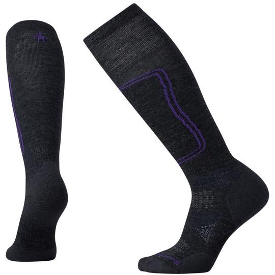 Smartwool Womens  PHD Ski Light Socks- Charcoal