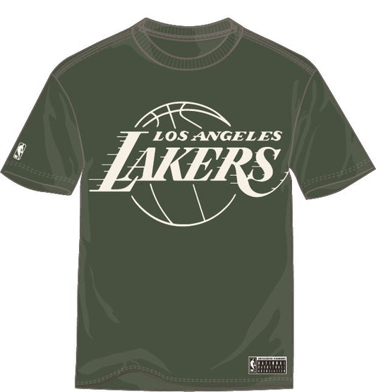 NBA Essentials LA Lakers Boston Vintage Tee - Forest