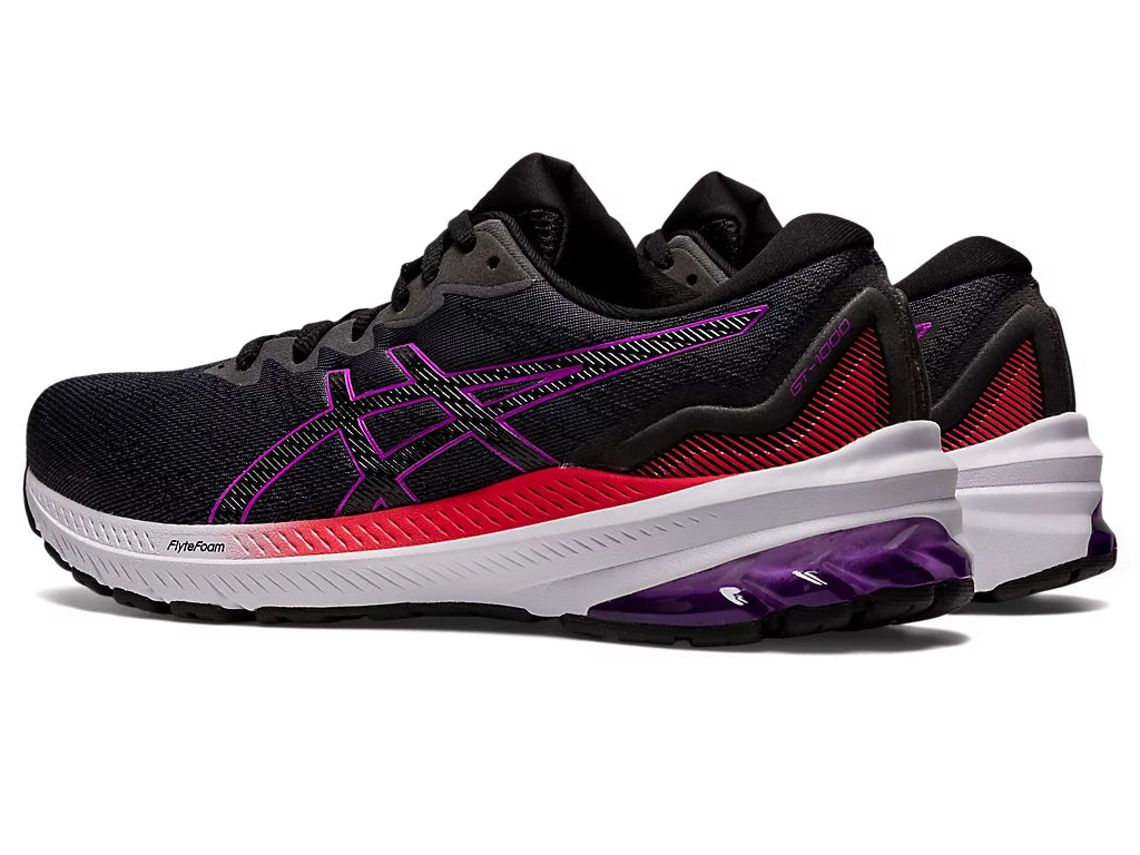 Asics Womens GT 1000 11 (D) - Black/Orchid