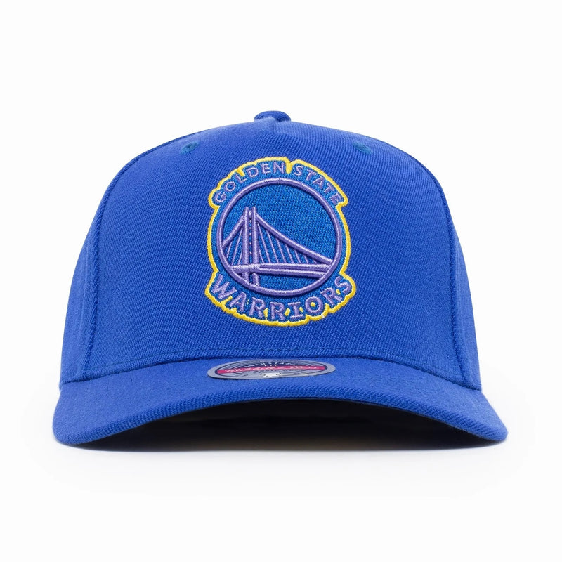 MITCHELL & NESS GOLDEN STATE WARRIORS 'TEAM OUTLINE' CLASSIC RED SNAPBACK