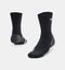 Under Armour Unisex Project Rock Armour Dry Playmaker Mid-Crew Socks - Black