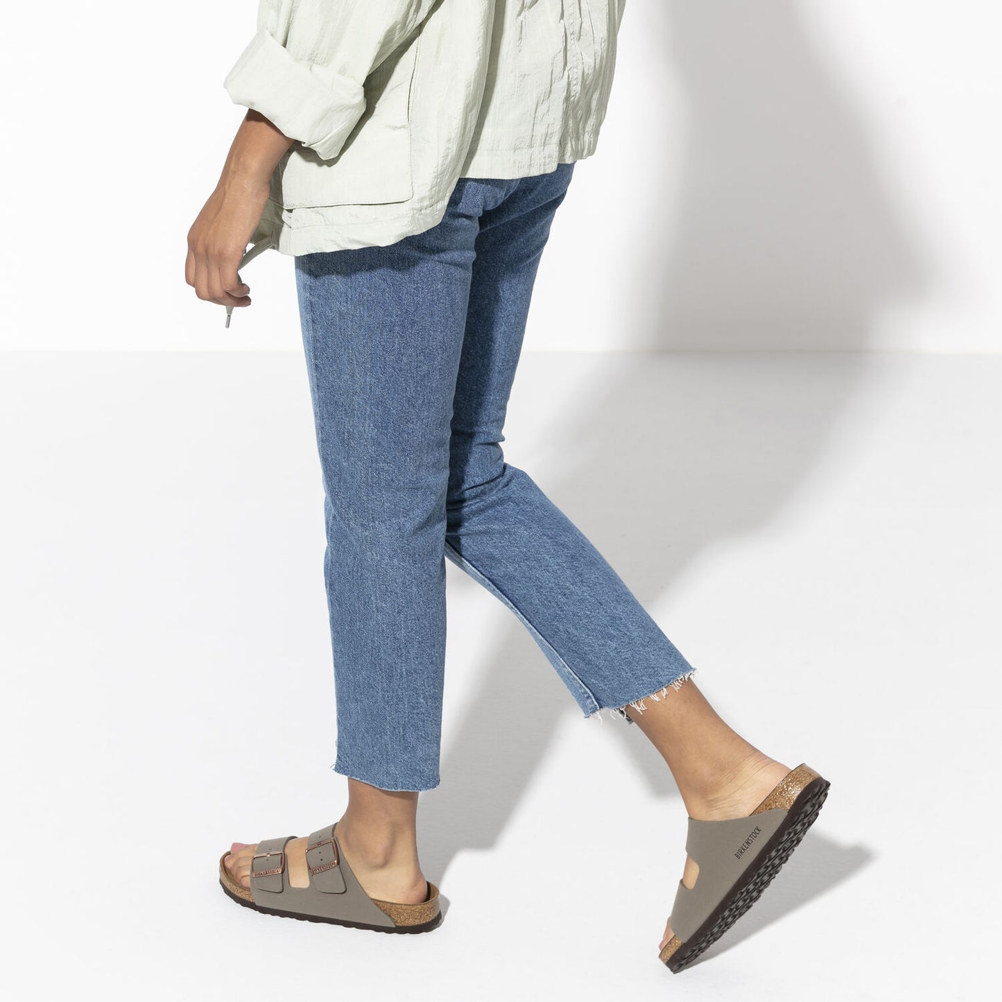 Birkenstock Arizona Birkibuc - Stone