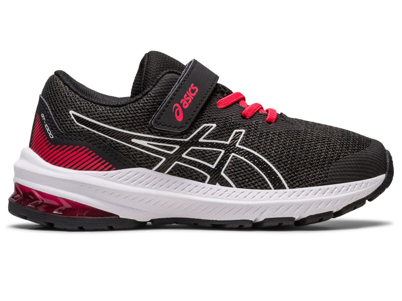 Asics Kid's GT 1000 11 PS - Black/Electric Red