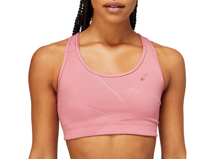 Asics Womens Nagare Bra - Smokey Rose