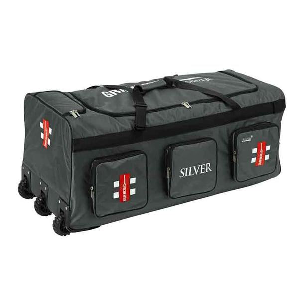 Gray Nicolls Silver Cricket Wheel Bag