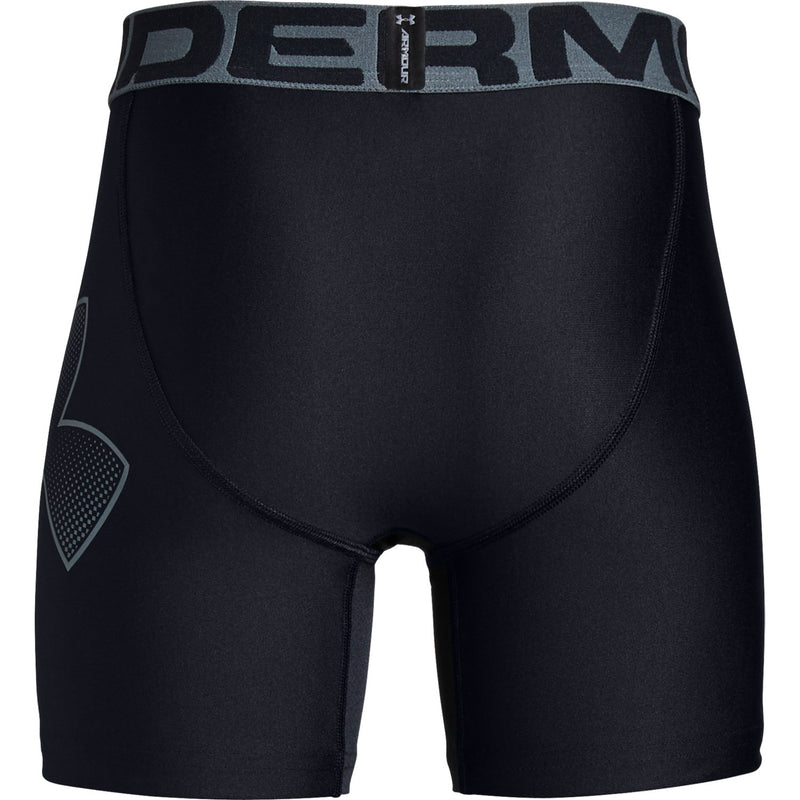 Under Armour Boys Fitted Heat Gear Short- Black