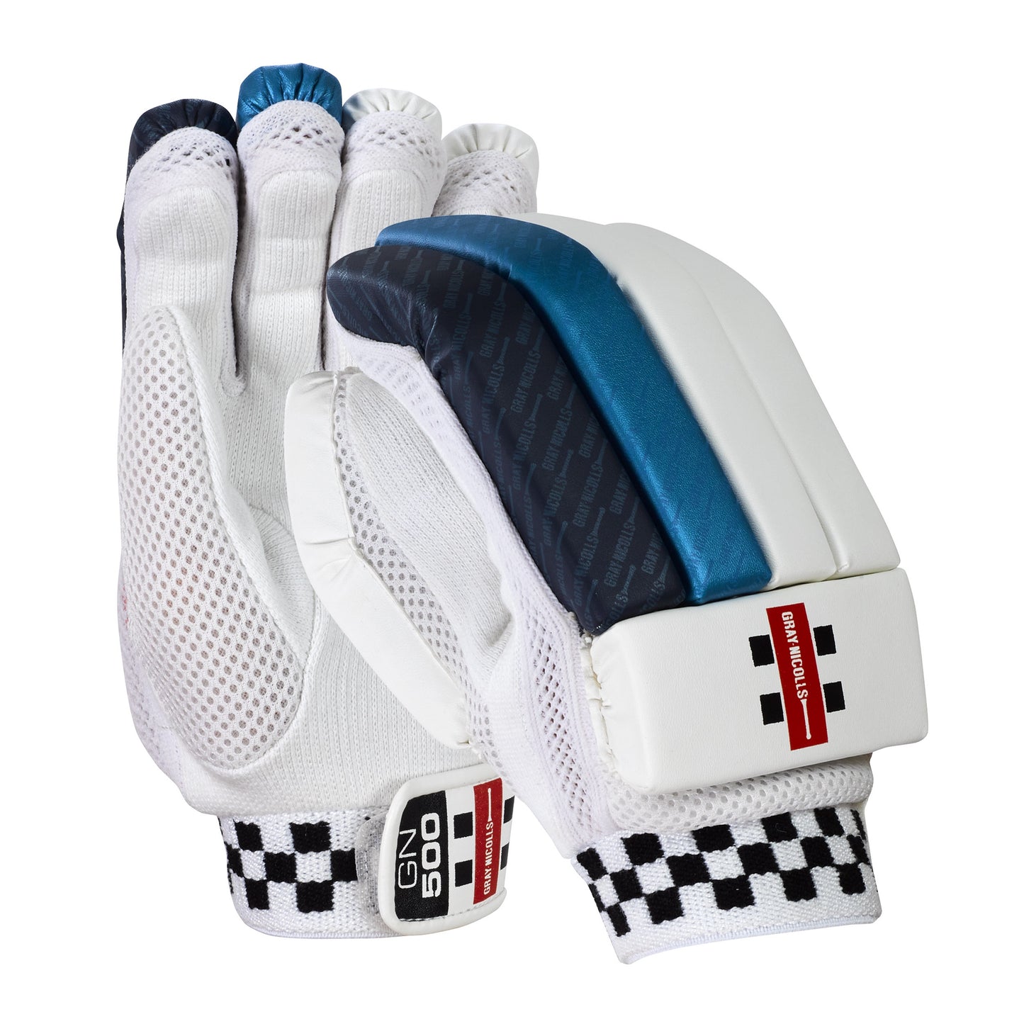 Gray Nicolls GN 500 Batting Gloves - Navy/Light Blue