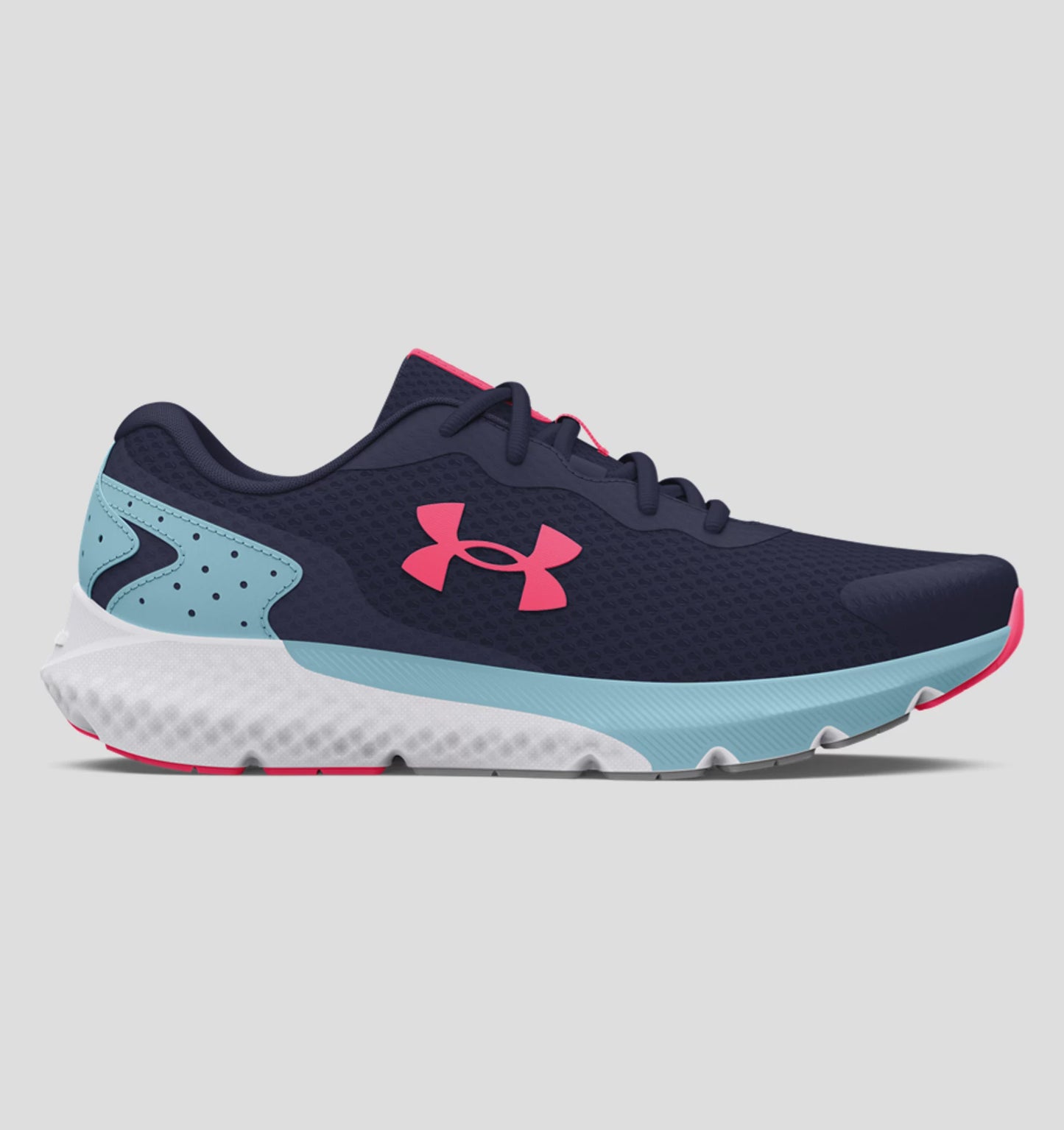 Under Armour  Girls Charged Rogue 3 GS - Navy/Blue/Pink