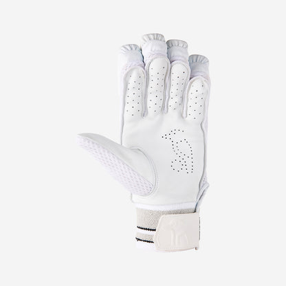 Kookaburra Ghost Pro 4.0 Batting Gloves - White/Silver