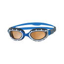 Zoggs Predator Flex Polarised Ultra Goggles -Blue Grey/Polarized Copper