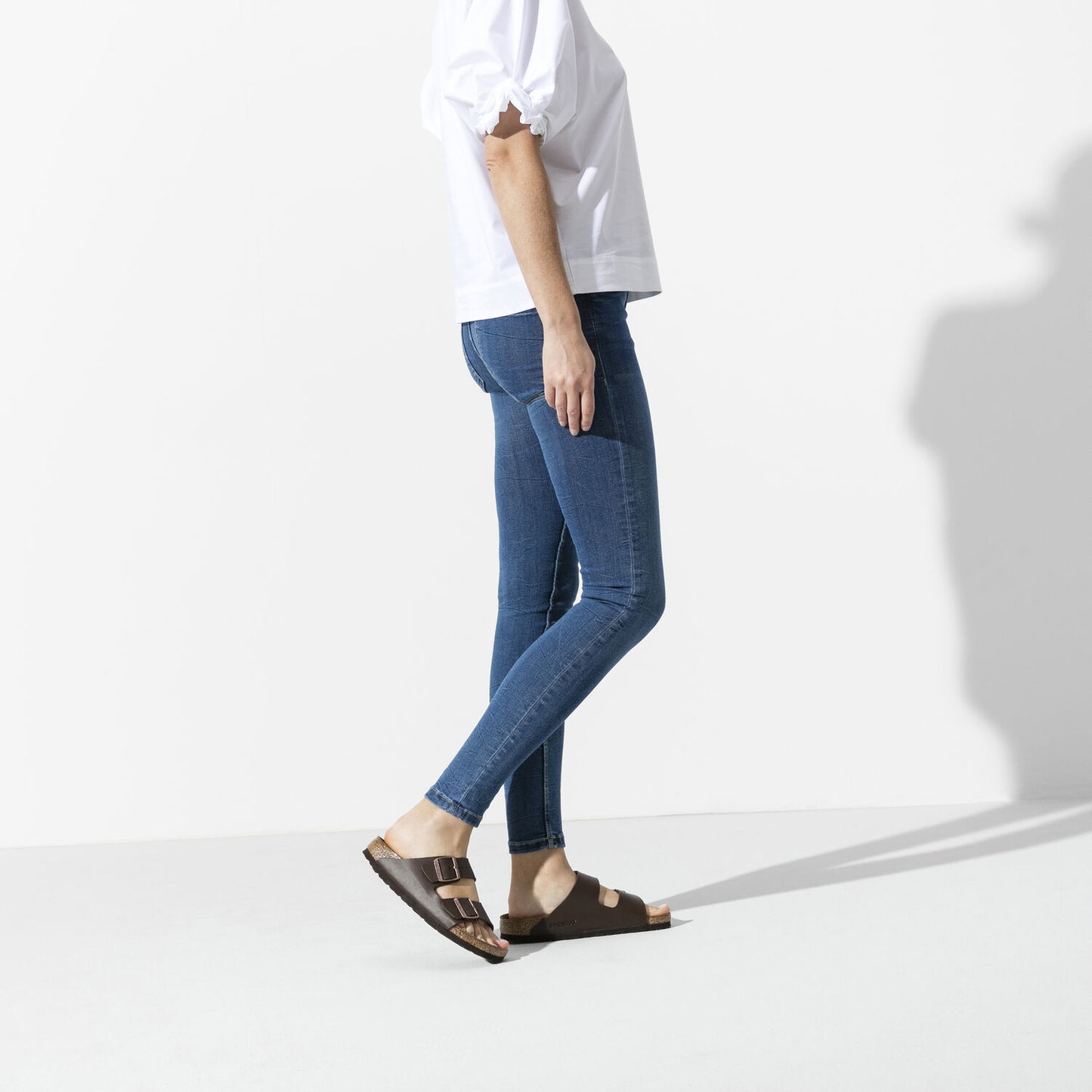 Birkenstock Arizona Birko Flor - Dark Brown