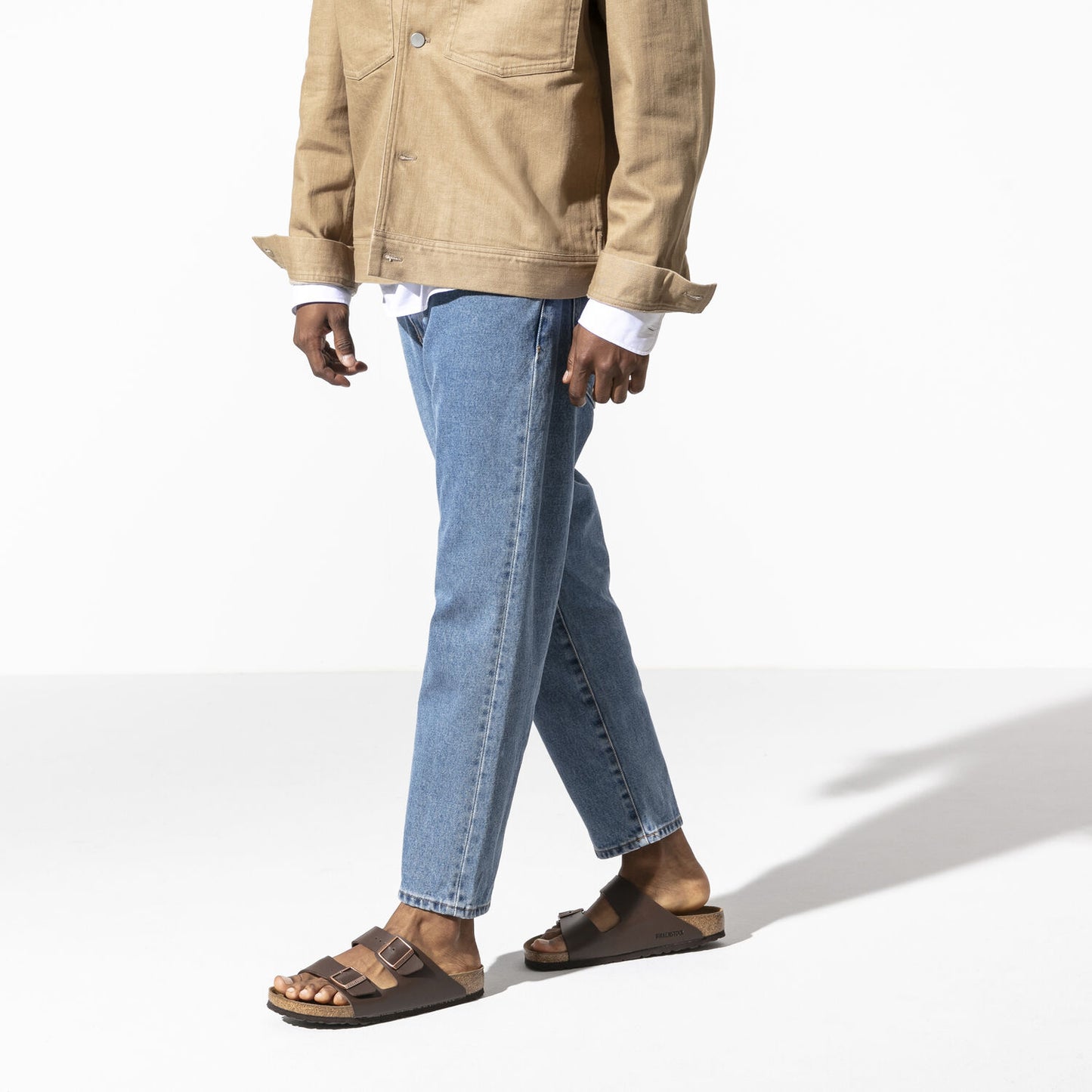 Birkenstock Arizona Birko Flor - Dark Brown