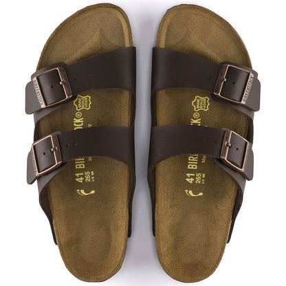 Birkenstock Arizona Birko Flor - Dark Brown