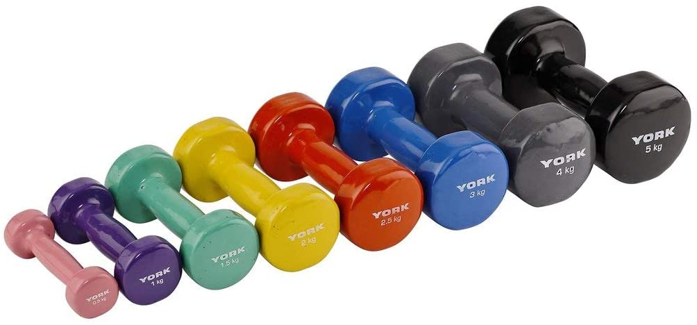 York Vinyl Dipped Dumbbell