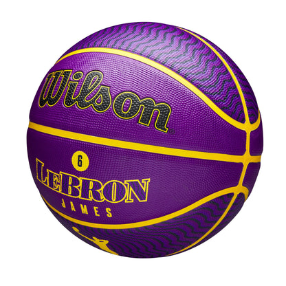 Wilson NBA Player Icon Outdoor Basketball - Lebron James