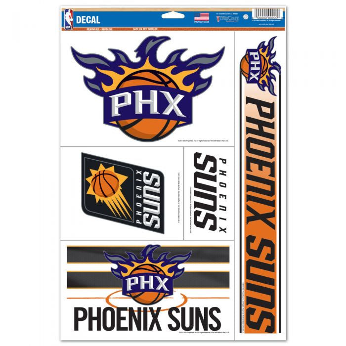 NBA Phoenix Suns 11x7 Multi Use Decal Sheet