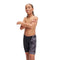 Speedo Boys Placement V Cut Jammer - Black/Usa Charcoal/Dove Grey