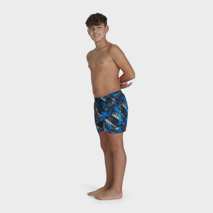 Speedo Boys Printed 13" Watershort - Chroma Blue