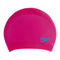 Speedo Junior Long Hair Swimming Cap - Begonia Pink/Lapis Blue