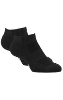Asics Kids Pace Low Solid Sock 2 Pack - Black