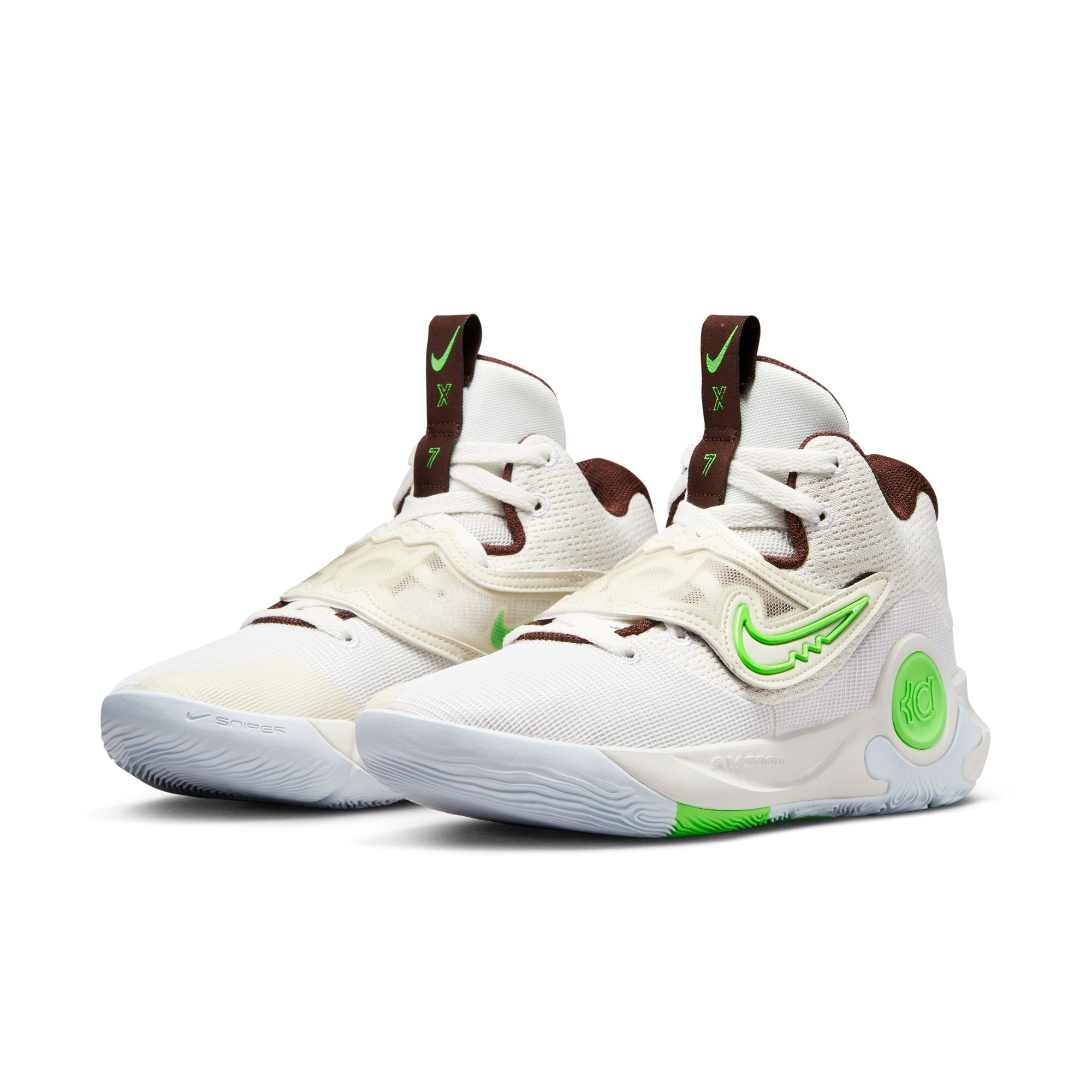 white green basketball shoes