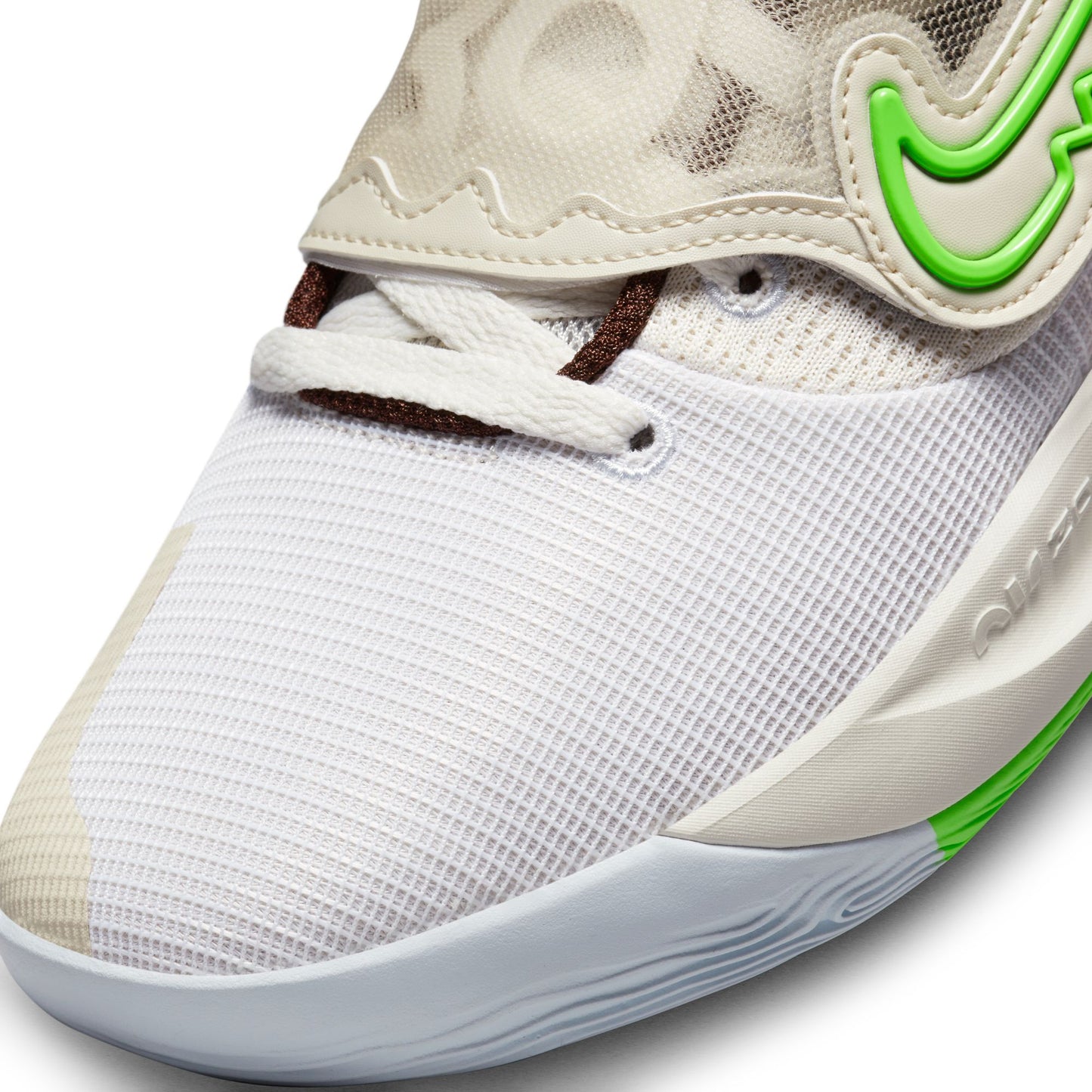 KD Trey 5 X Basketball Shoes - White/Green