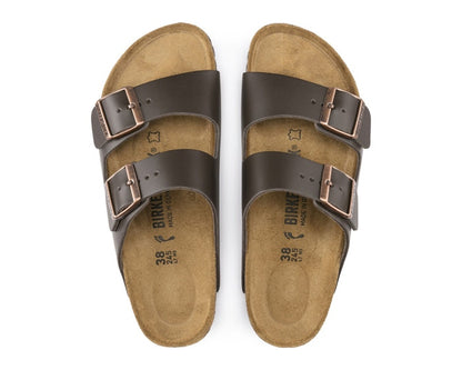 Birkenstock Arizona Smooth Leather-Dark Brown