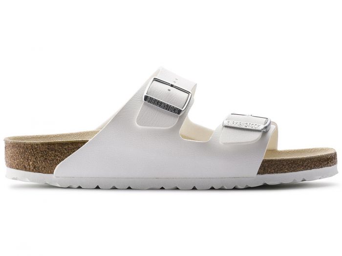 Birkenstock Arizona Birko Flor - White