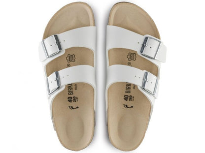 Birkenstock Arizona Birko Flor - White