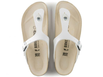 Birkenstock Gizeh Birko-Flor - White