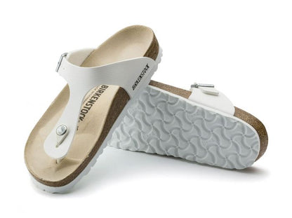 Birkenstock Gizeh Birko-Flor - White