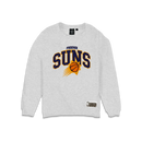 NBA Essentials Phoenix Suns Arch Logo Crew - White Marl